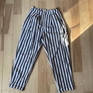 Urban outfitters striped high waste pants